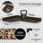 Floating Corner Shelves 4Sets, Rustic Pine Wooden L-Shaped for Wall Decor Storage