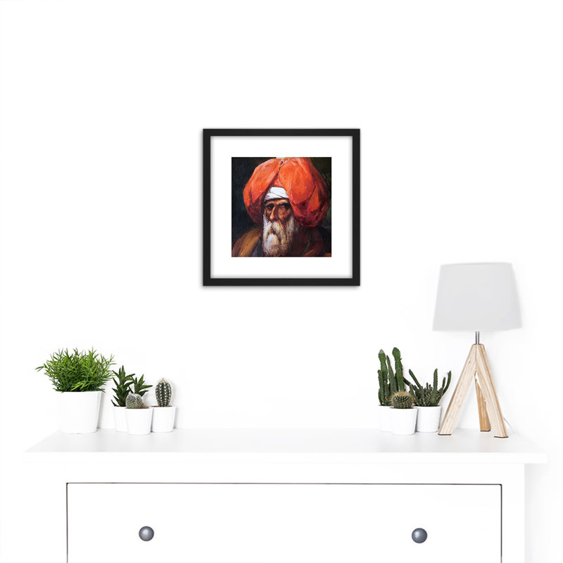 Teed Sultan Portrait by Gentile Bellini - Single Picture Frame Painting