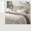 Elegant Yellow Cotton Bedding Set, Farmhouse Style Comfort For Home