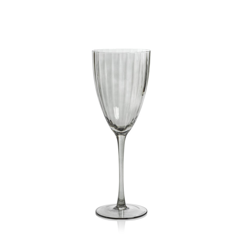 Boulder 11.5oz. White Wine Glass Set, Smoke