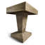 Echo Canyon Square Marble Side Table