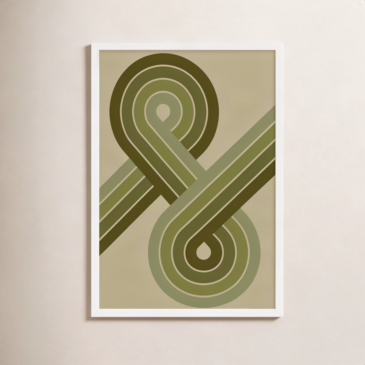 Jazz Swing by Jacques Pilon, 50" H x 40" W, White Framed