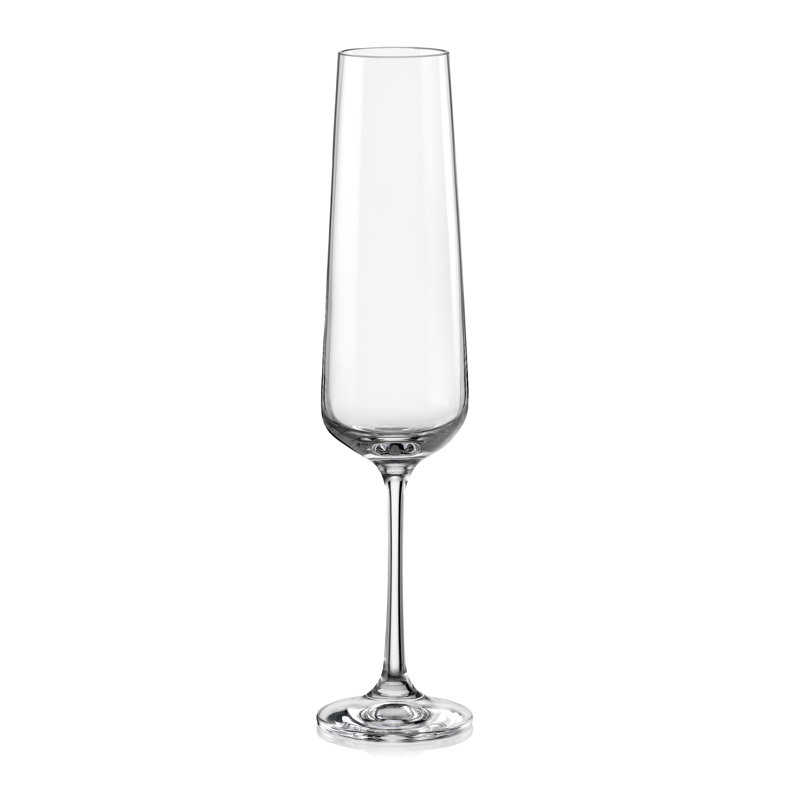 Ensemble de 6 verres à champagne Sandra