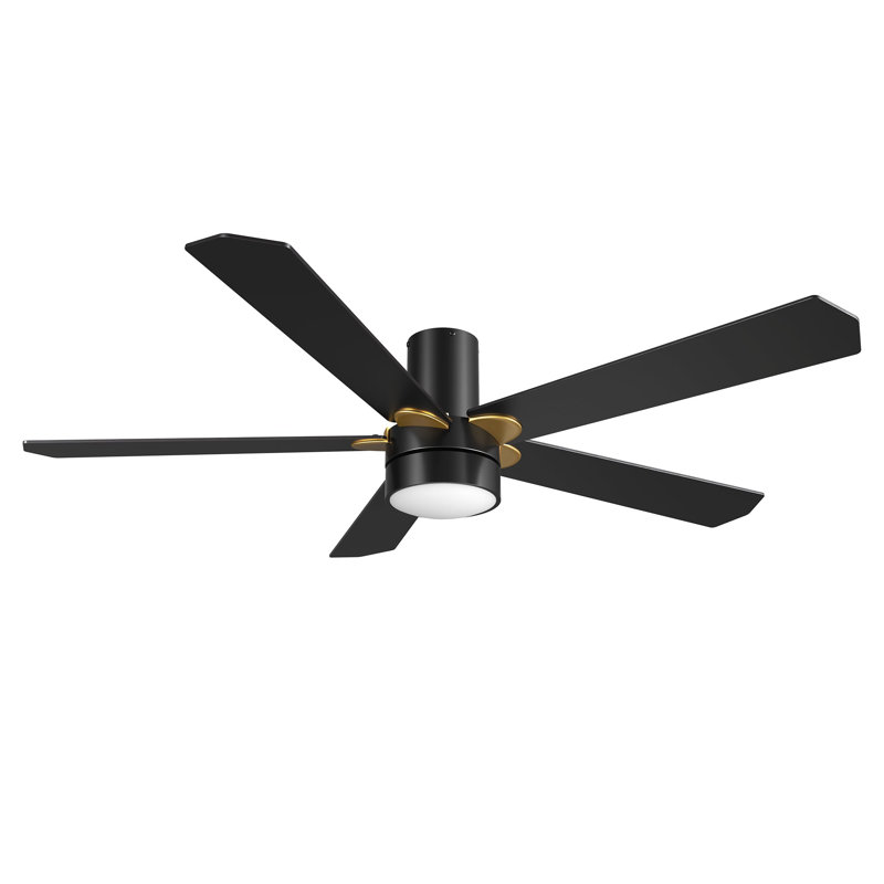 Ventilateur de plafond intelligent avec télécommande Tampa, ensemble d'éclairage inclus, fonctionne avec l'assistant Google et Amazon Alexa, raccourci Siri.