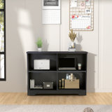 Loreena 28.74" H x 39.37" W Standard Bookcase With Adjustable Shelf