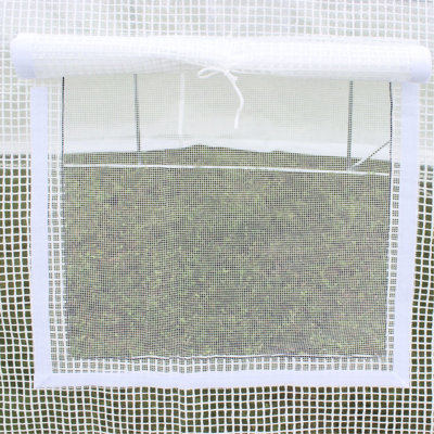 Waterproof Greenhouse Tarp With Tear- Grid And Accessibility Heavy Duty Plastic Cover 85% Permeability