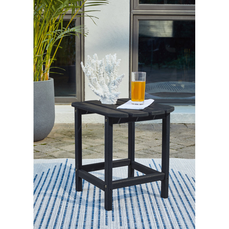 Table d'appoint en plastique Emory, Black