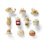 10 Piece Autumn Favorites Ornament Set
