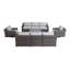 Ensemble de conversation pour 8 personnes avec coussins Menkar Wicker