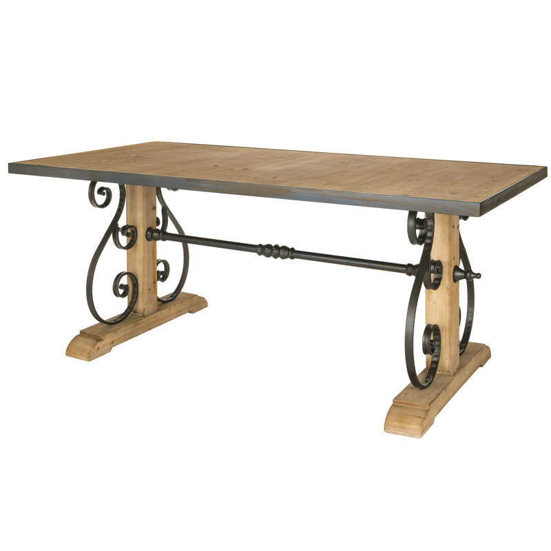 Tatro Solid Wood Base Dining Table