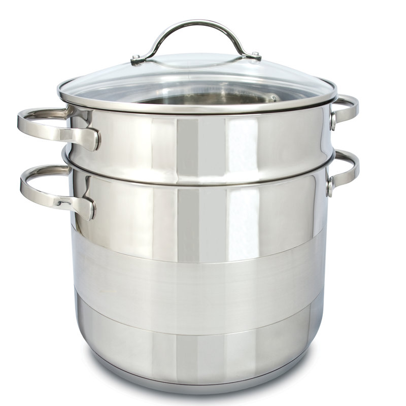 Ensemble de casseroles 8 qt avec couvercles cuisinox Gourmet