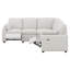 Canapé modulaire inclinable électrique 89 "avec ports USB, canapé modulaire avec deux tiroirs de rangement-260639686