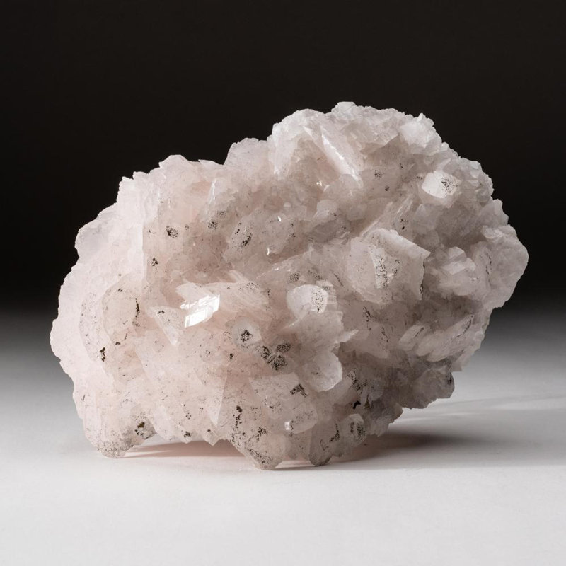 Polished Manganoan Calcite Cluster