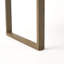 Table de salle à manger d'extérieur extensible en bois d'acacia (table incluse seulement)