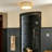 14'' LED Light Wooden Flush Mount Ceiling Light