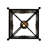 1 - Light Antique Brass Lantern Pendant
