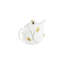 Butterfly Ginkgo Porcelain China Teapot