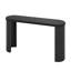 Console rétro avec garniture perlée, pieds courbés réversibles-63235857