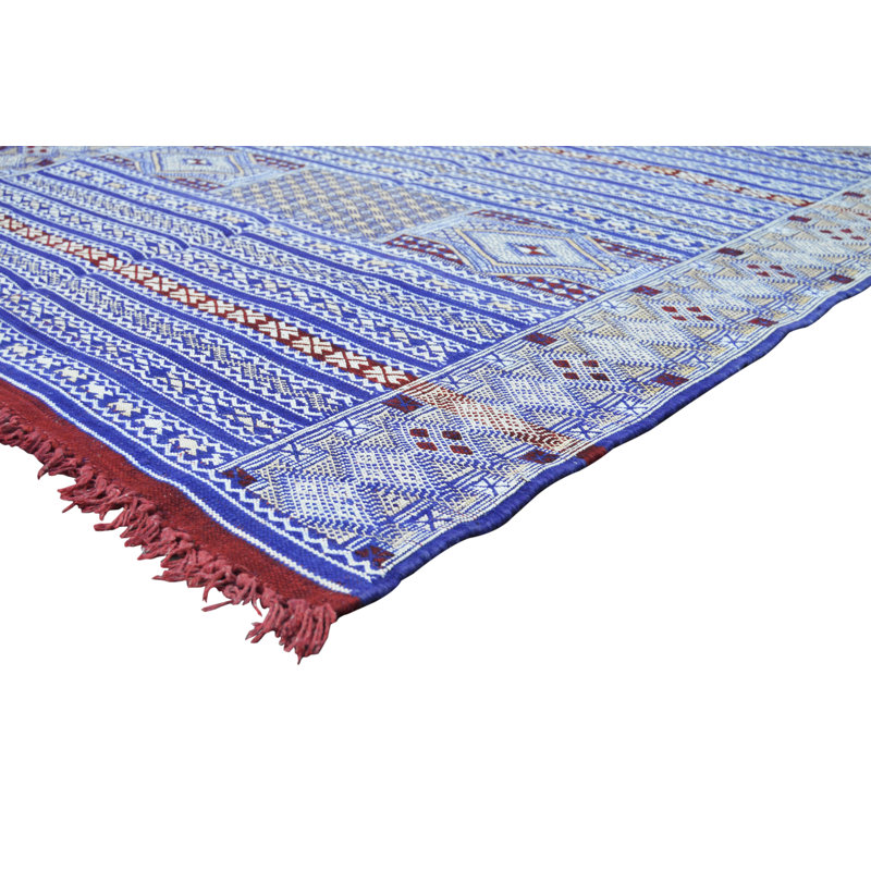 One-of-a-Kind Rectangle 4' X 6'3" Hand Knotted Area Rug