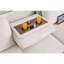 Canapé-lit modulaire réversible en tissu chenille beige 91 po Mackenzie-1109461110