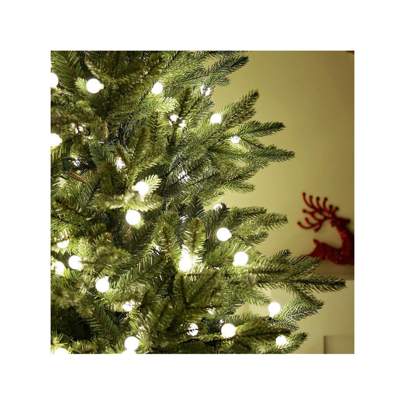 180cm H Lighted Artificial Fir Christmas Tree