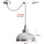 Anthonio 1 - Light Chrome Pendant