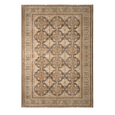 One-of-a-Kind 6'11" X 9'6" 1960s Wool Area Rug in