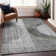 Premium Machine Washable Prisco Charcoal Rug