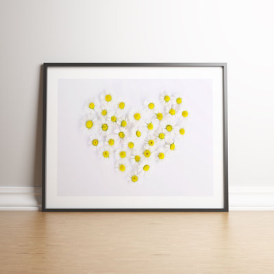 Daisy Loveheart by Vouvart - Single Picture Frame Print