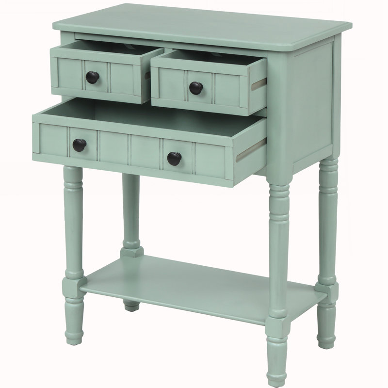 Console étroite, Bleu rétro