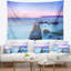 Tapisserie marine mauve et ciel marin-28503546