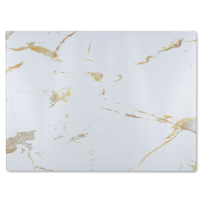 Marble Glass Chopping Board, 28cm L x 20cm W
