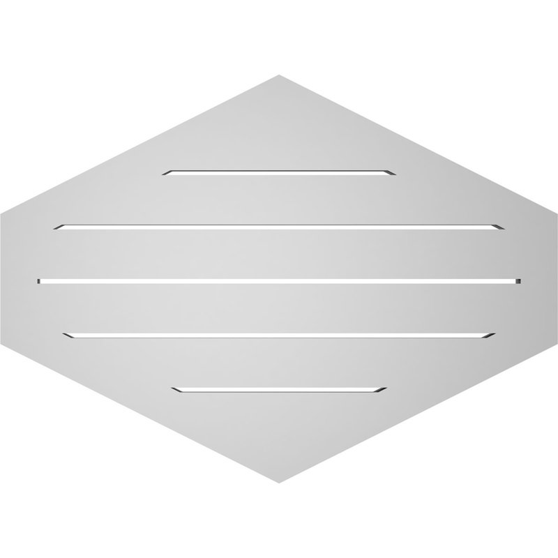 Pente verticale verticale en uréthane 6 pi, 1.5" H x 30" W x 22" L