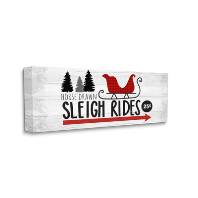 «Sleigh Rides» Rustic Grain