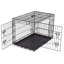 Caisse moyenne pour chien en acier pliable-1312549982-1312549981