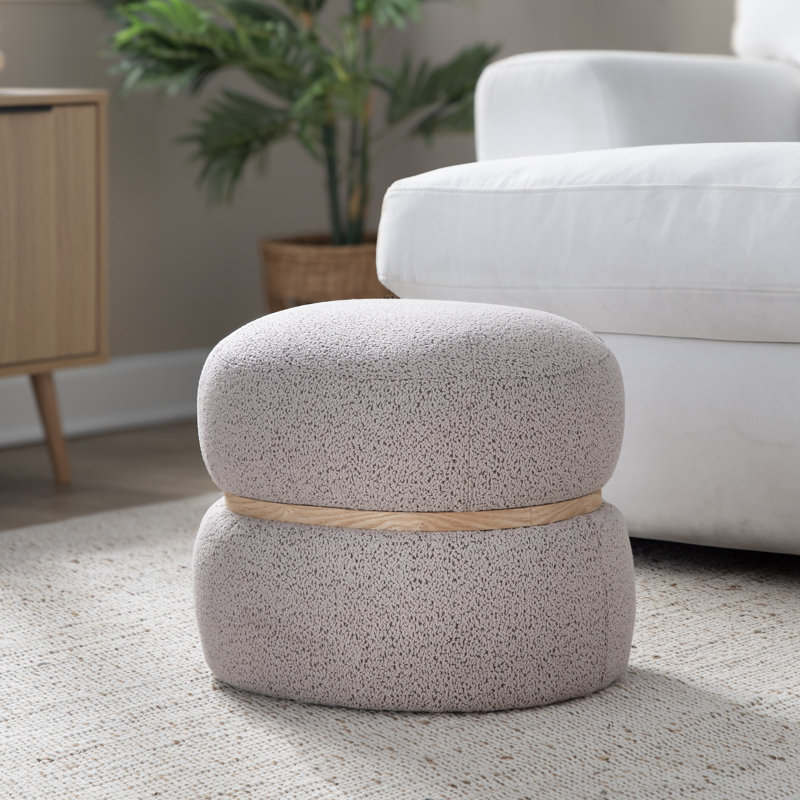 Sone Pouf Ottoman, Beige