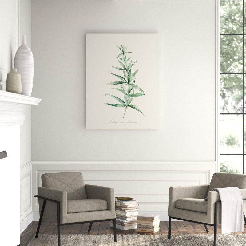 Herb Garden I Print by Sara Brown, Glass Coat, 31" H x 24" W x 1.5" D
