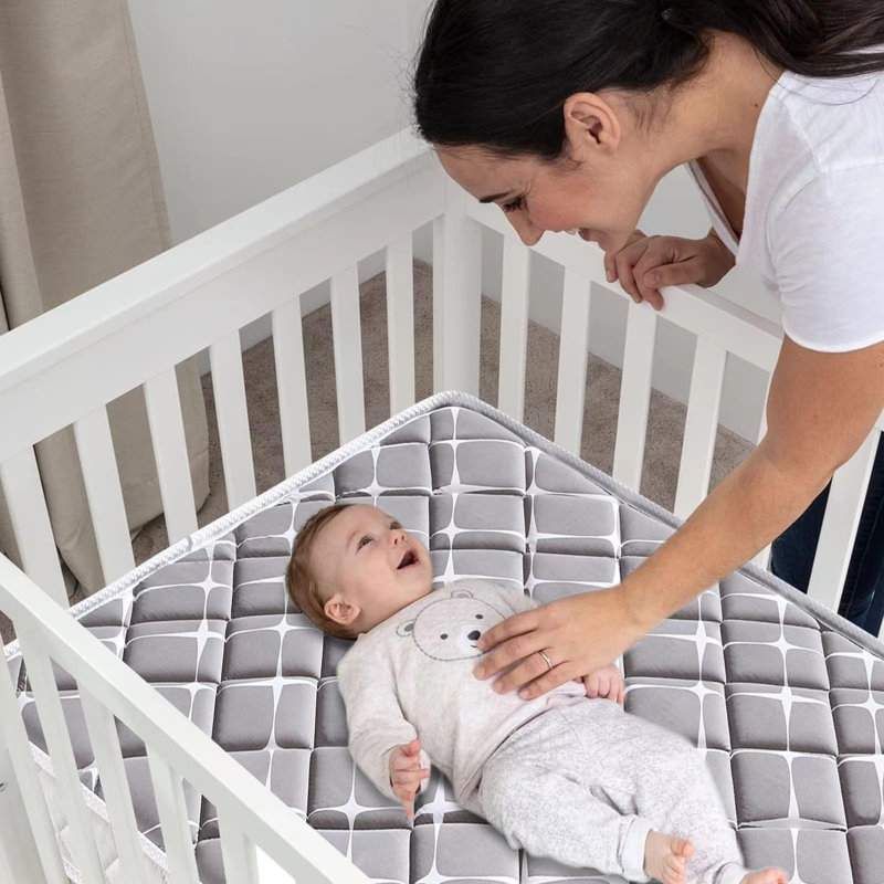Matelas pour lit de bébé et matelas pour tout-petit haut de gamme Premium 52 po x 27,6 po x 5 po - respirant - ferme et doux - convient aux lits de bébé et de tout-petit standard