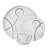 Studio Nova® 12-Piece Porcelain Dinnerware Set, Circles Pattern-124668200-124668201