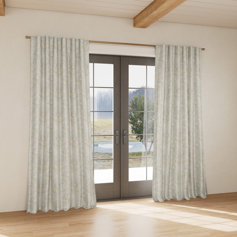 Terrazzo Room Darkening Curtain, 50" W x 108" L