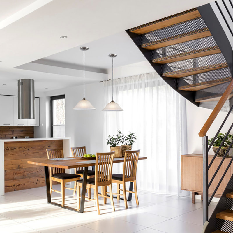 Luminaire suspendu 1 lumière en nickel satiné avec verre gravé