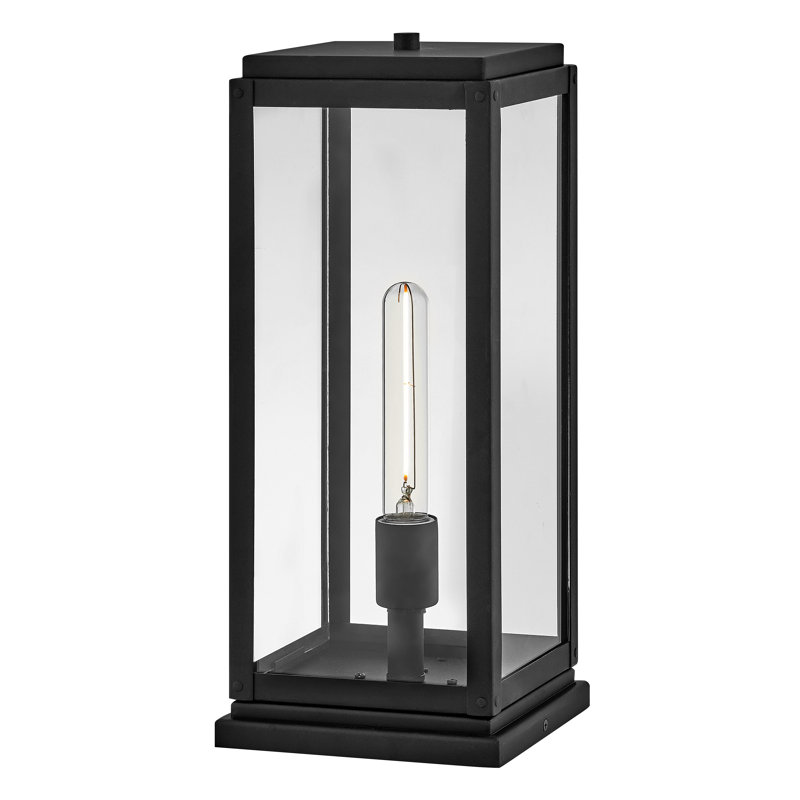 Max Pier Mount Outdoor Lantern, Yes, Black