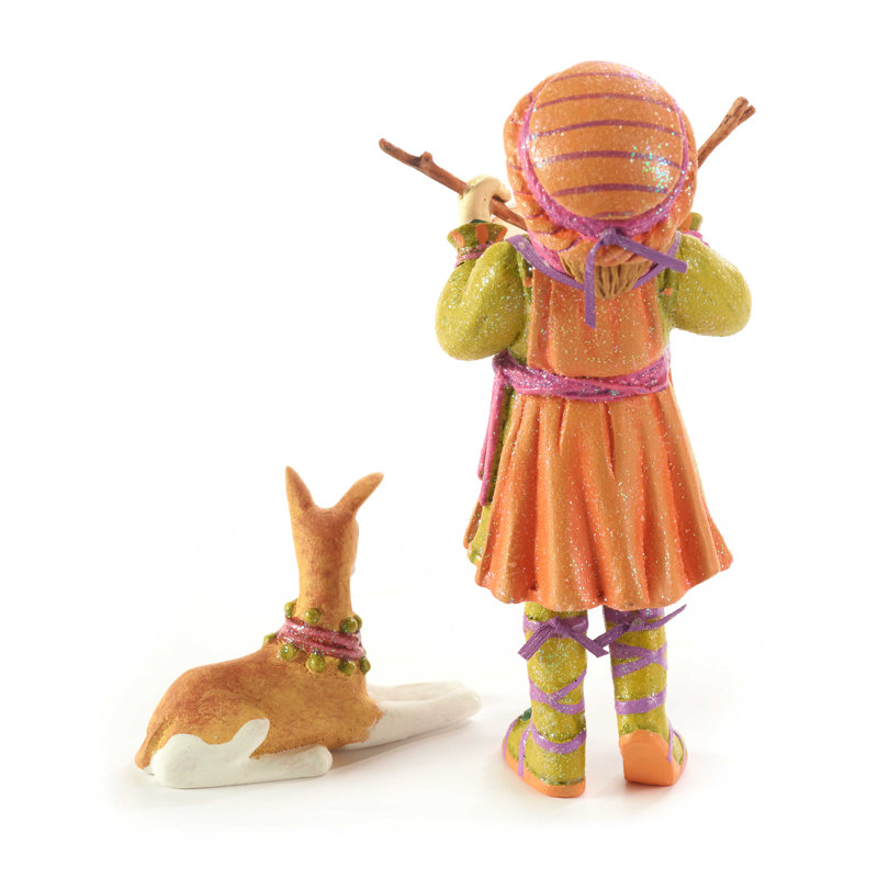 Patience Brewster Nativity Little Drummer Boy & Dog Figures
