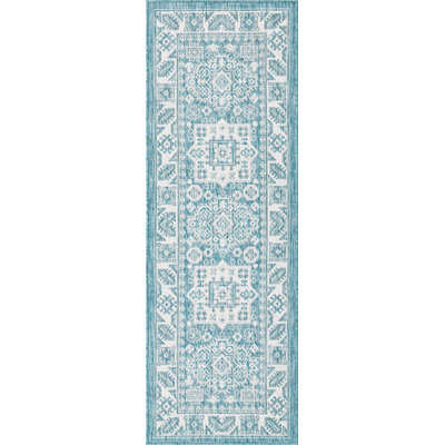 Outdoor Chand Area Rug Blue Color