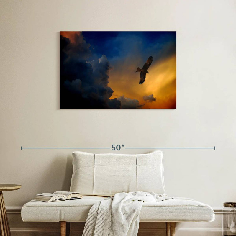 Brampt Twilight Flying Eagle, 24" H x 36" W