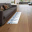 Ensemble de 2 tapis de cuisine en eucalyptus bleu, décoration botanique moderne pour la cuisine et la salle de bain, bleu blanc