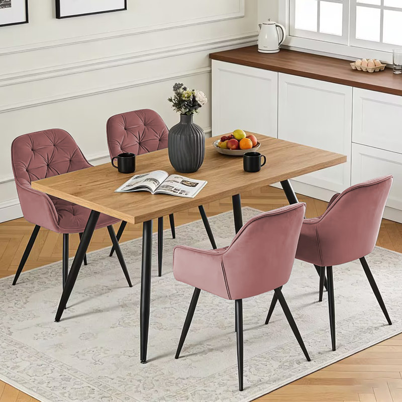 4 - Person Dining Set, Pink