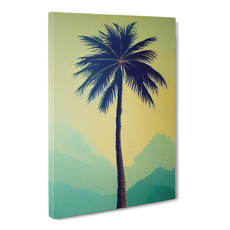 CAN-V0523-1715X Palm Tree - Wrapped Canvas Print, 60cm H x 40cm W