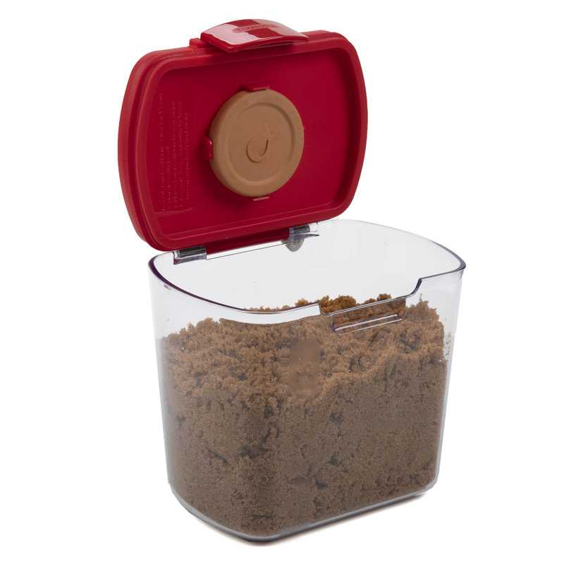 Food Storage - Set of 6 Containers and 6 Lids, Red