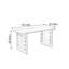 Ash Solid Wood Creative Hole-shaped Writing Desk-1074538708-1074538709